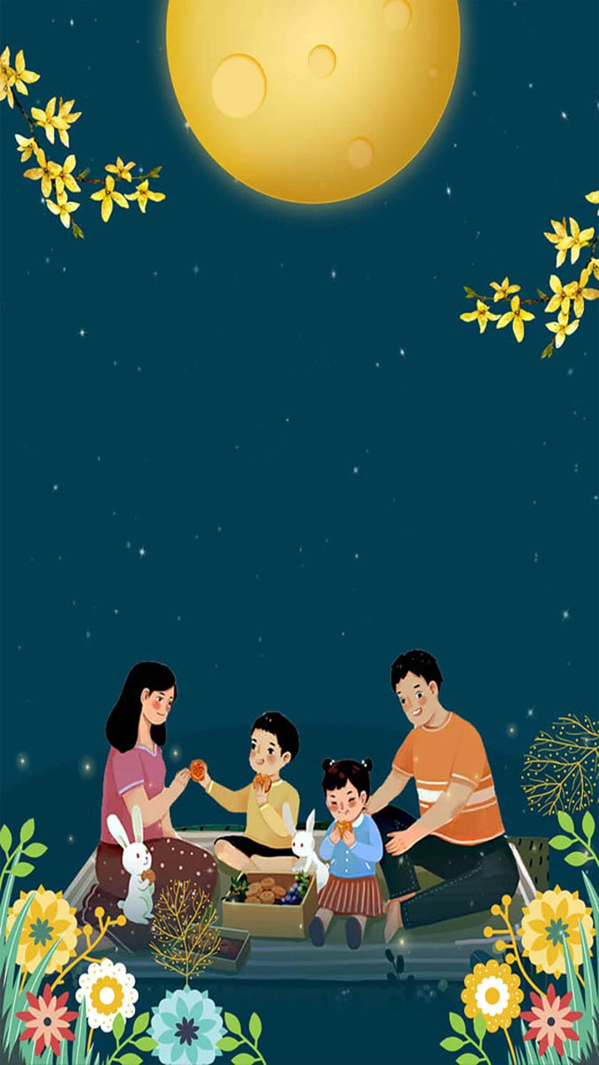 Hình ảnh Trung thu ấm cúng bên gia đình