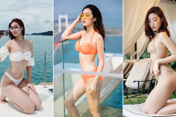 Hình ảnh hoa hậu Đỗ Mỹ Linh và những lần diện bikini