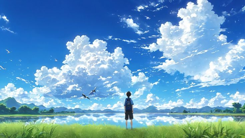 30+ Hình Nền Bầu Trời Anime: Vẻ Đẹp Lãng Mạn Và Huyền Ảo