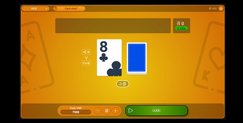 Mẹo cược game đoán bài Hilo Bong88
