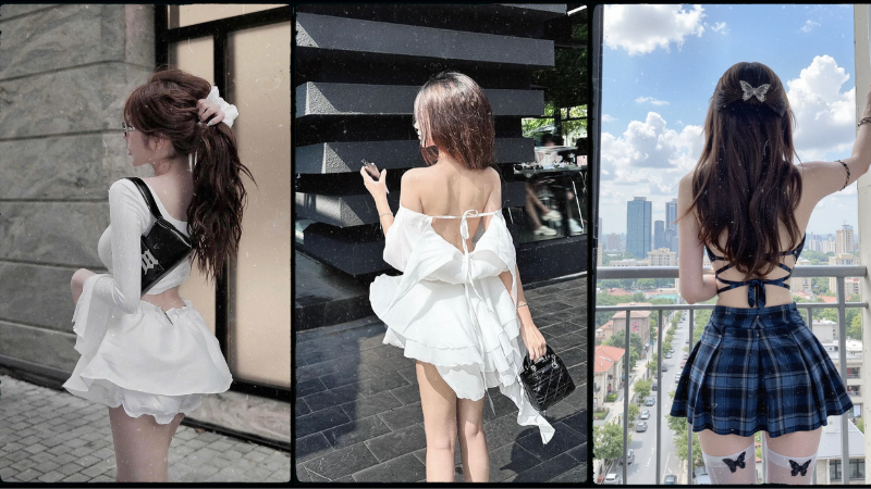 Ảnh Gái Xinh Quay Lưng Góc Nhìn Khiến Triệu Trái Tim Lạc Nhịp