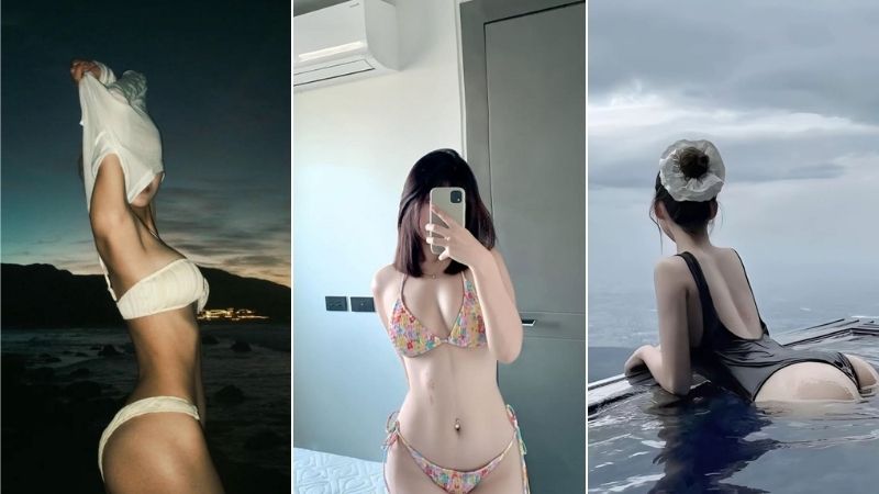 Gái Xinh Bikini Che Mặt Gây Thương Nhớ Với Vẻ Đẹp Khó Đoán