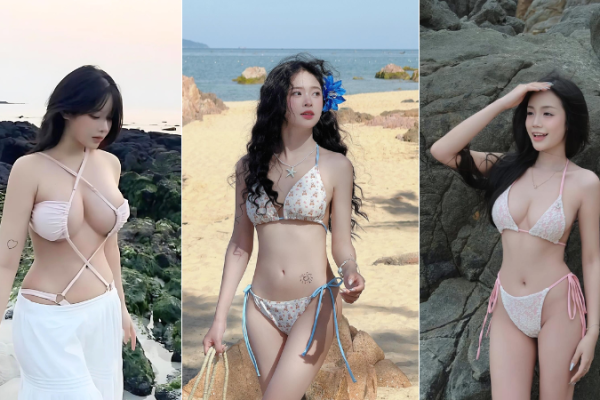44+ Ảnh gái xinh bikini đi biển khiến dân mạng “sốt xình xịch”