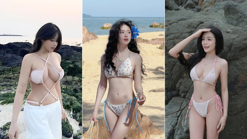 44+ Ảnh gái xinh bikini đi biển khiến dân mạng “sốt xình xịch”