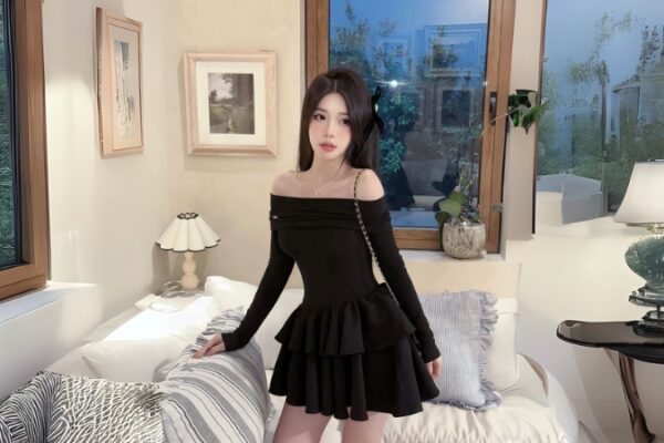 Hình ảnh gái xinh mặc váy cá tính và cuốn hút