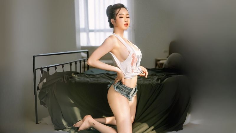 Bộ ảnh gái xinh sexy quyến rũ khoe vẻ đẹp cuốn hút tự nhiên