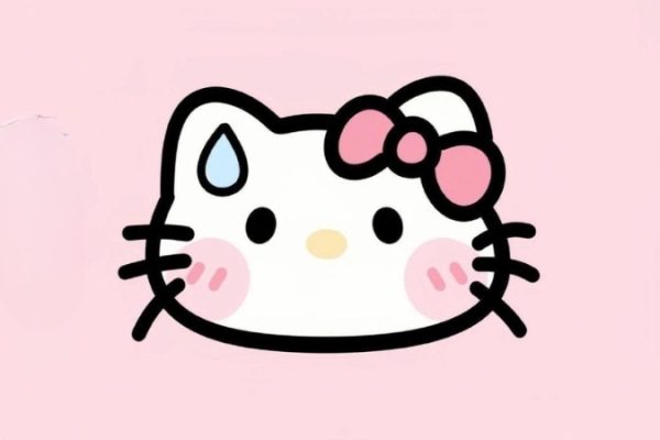 Hình nền Hello Kitty đáng yêu rực rỡ mang sắc màu tươi mới