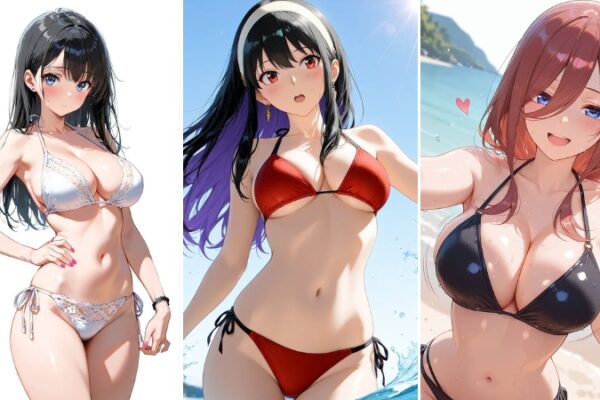 43+ Hình ảnh anime gái xinh bikini gợi cảm bắt mắt