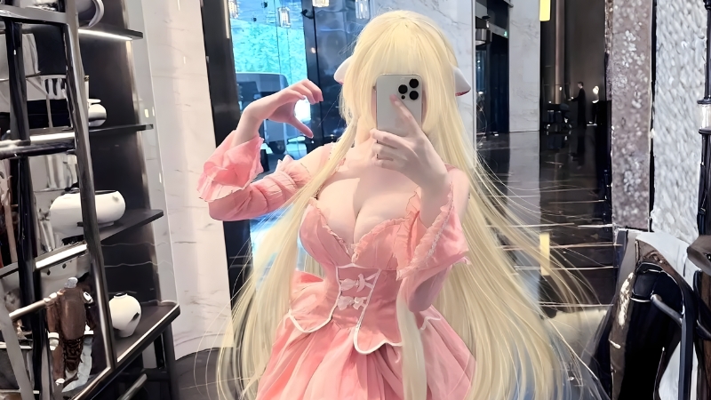 Ảnh gái xinh cosplay che mặt cực cuốn hút với body nóng bỏng