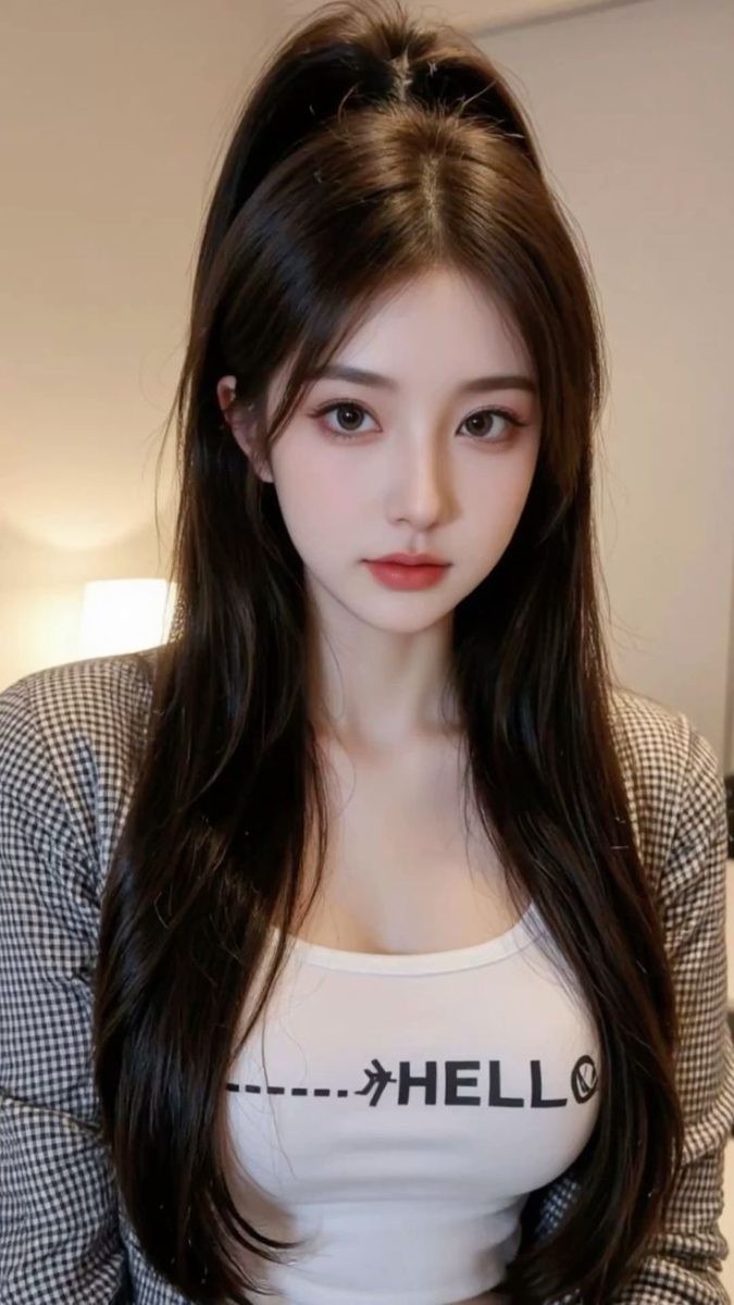 Hình nền AI gái xinh tạo vẻ hiện đại giúp màn hình trở nên nổi bật