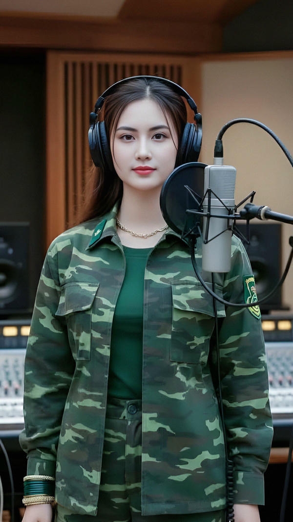 Ánh mắt đầy tự tin.