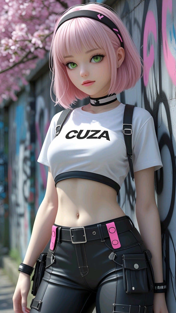 Anime girl phong cách quý phái.