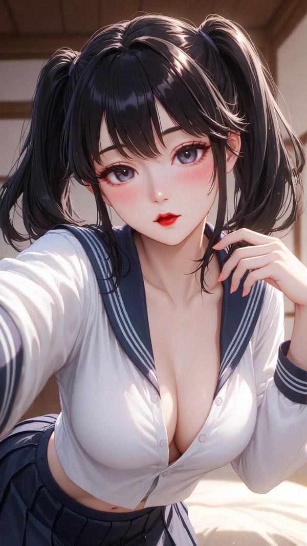 Anime girl sang chảnh đầy cá tính.