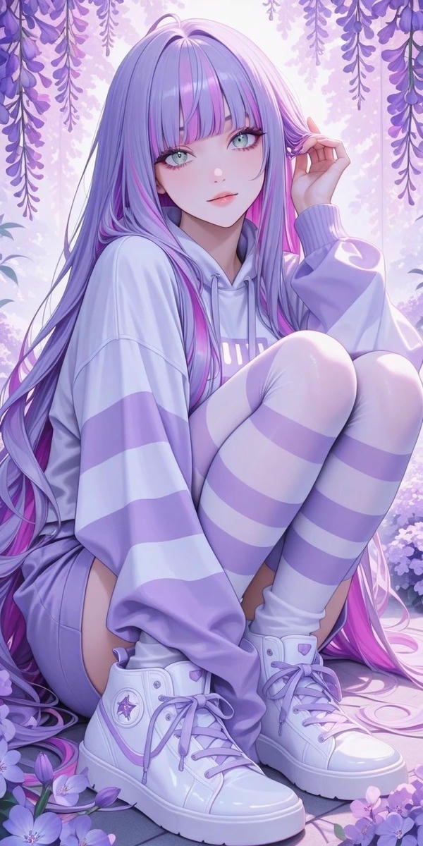 Anime girl thần thái sang chảnh.