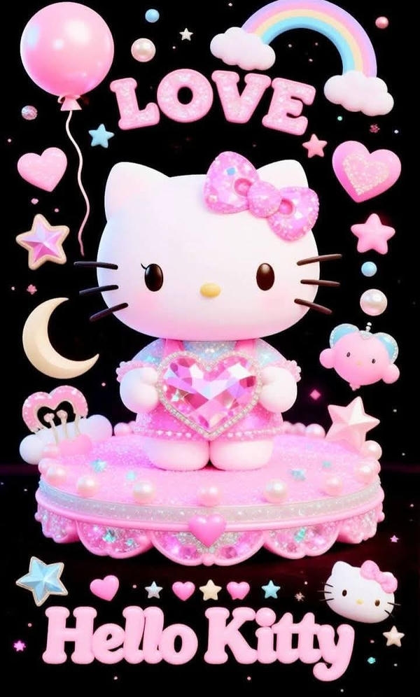Chỉ cần Hello Kitty là đủ.