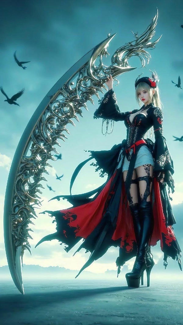 “Cô gái anime mạnh mẽ.”