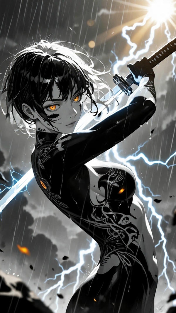 “Cô gái anime và con đường chiến binh.”