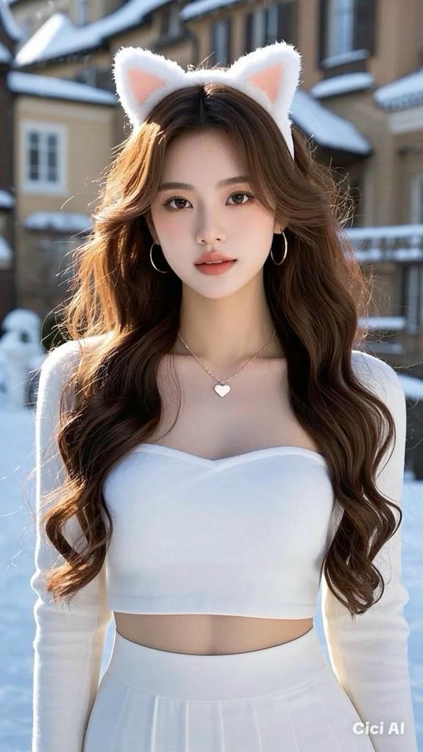 Girl châu Á dịu dàng tinh khôi