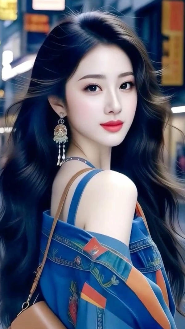 Girl châu Á lung linh màn hình