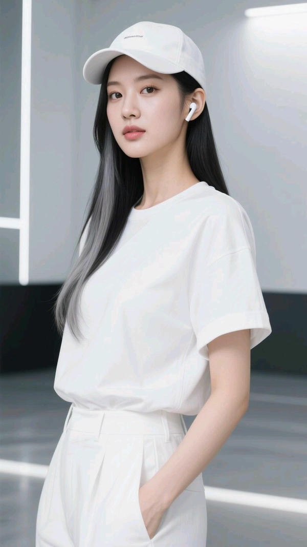 Girl châu Á tỏa sáng màn hình