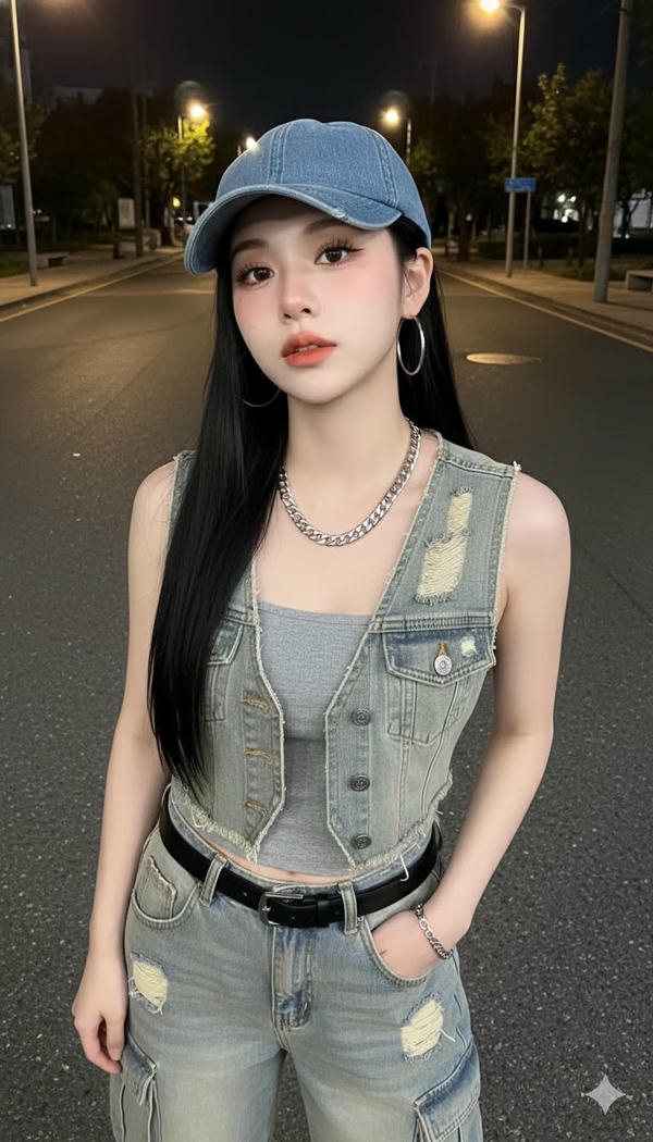 Girl phố tỏa sáng màn hình