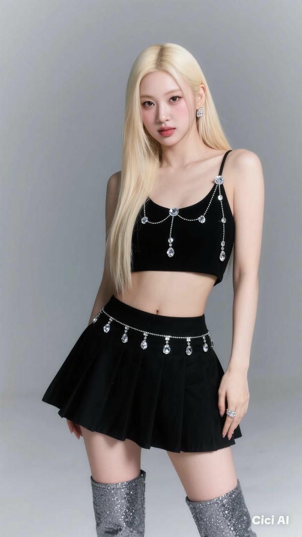 Idol Hoa Ngữ xinh làm nền