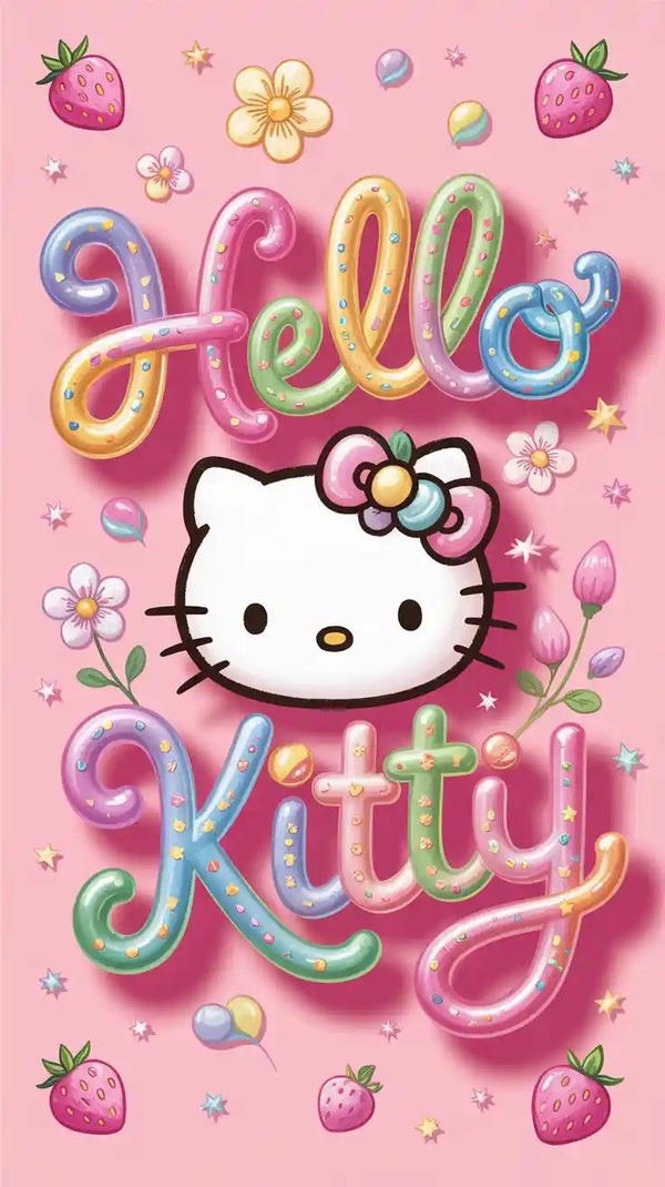 Một chút Hello Kitty, một chút hạnh phúc.