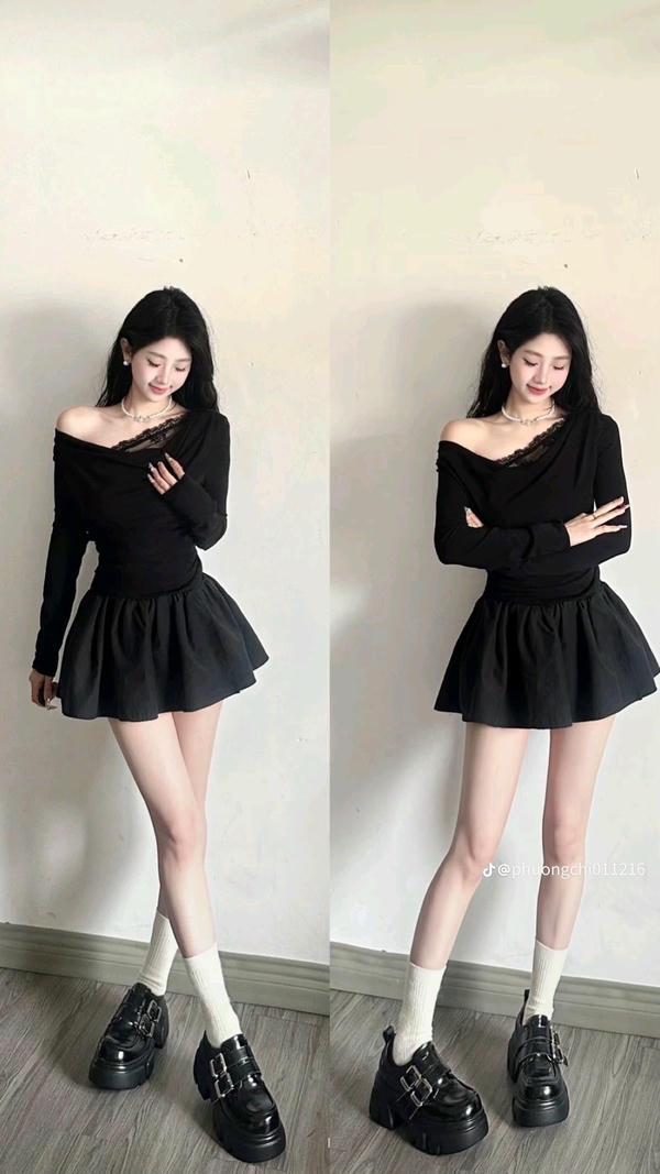Nền điện thoại cô gái váy hè