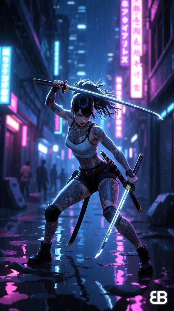 “Nữ anime mạnh mẽ và bí ẩn.”