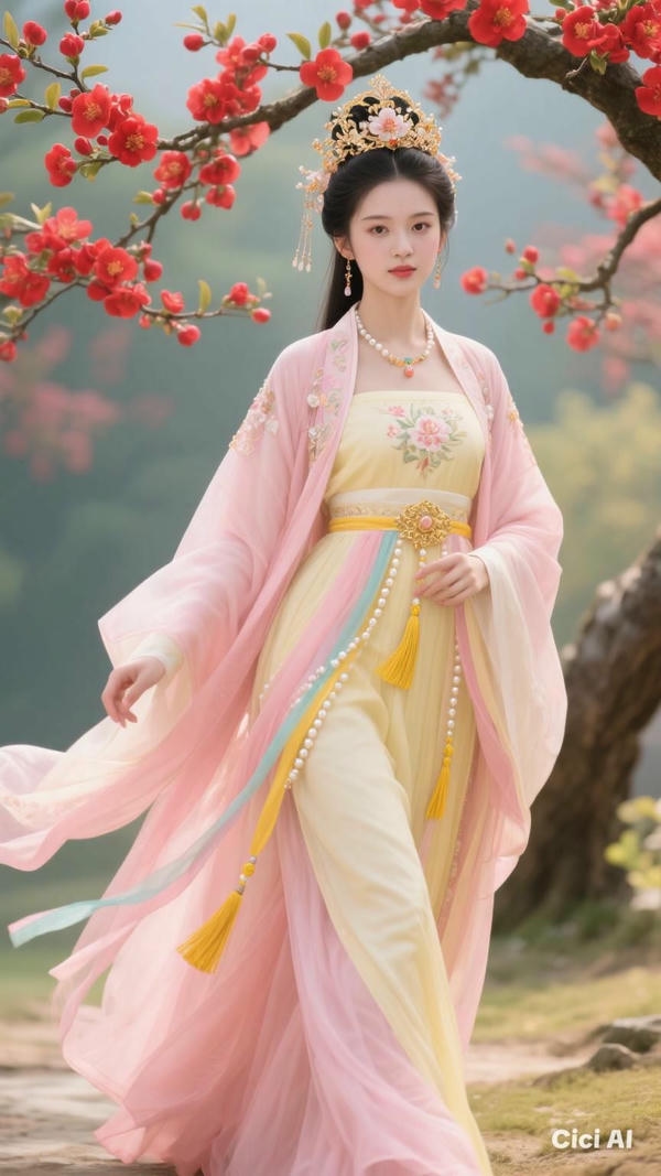 Nữ cổ trang cute trên điện thoại