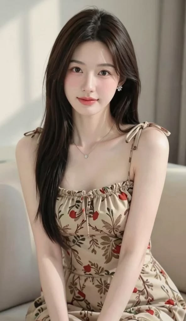 Nụ cười girl châu Á ngọt ngào