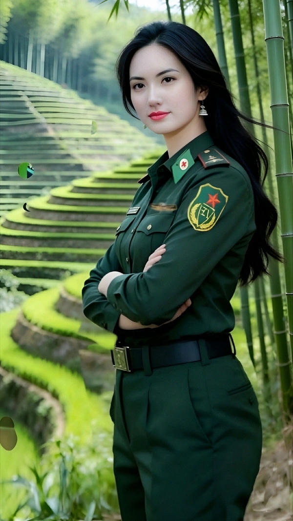 Nụ cười trong quân phục thật đặc biệt.