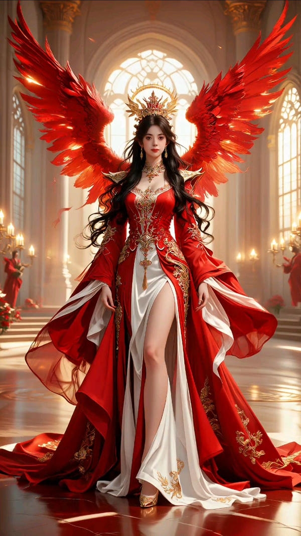 Thiên thần tỏa sáng giữa trời