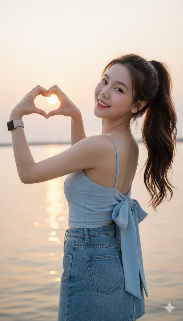 Hình nền mỹ nhân Hàn đáng yêu.