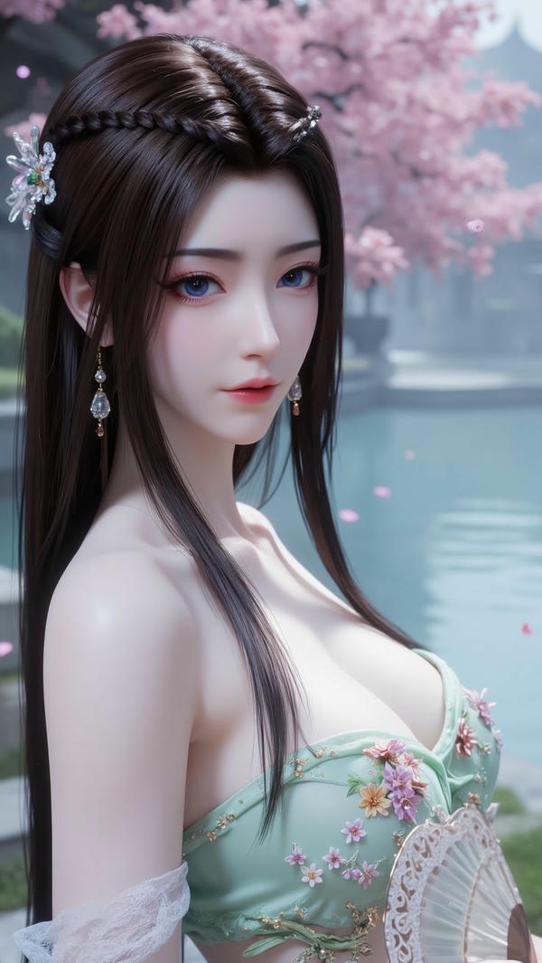 Hình nền mỹ nhân anime sáng