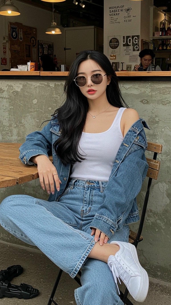 Hình nền mỹ nhân hiện đại rất thời thượng.