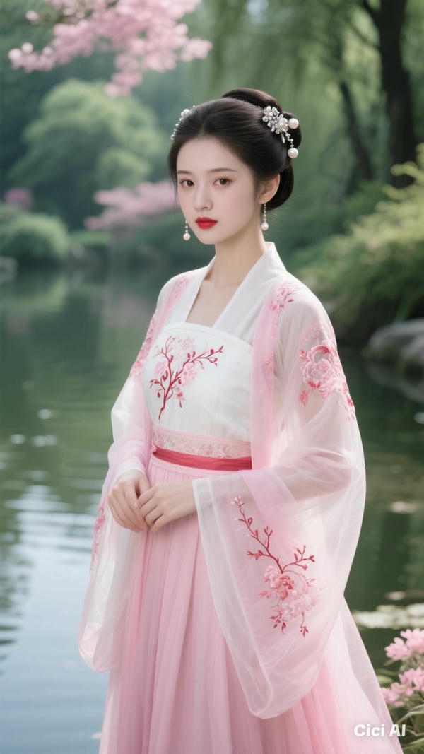 Mỹ nhân cổ trang cute mang vẻ đẹp ngây thơ.