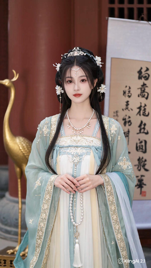 Mỹ nhân cổ trang cute mang vẻ đẹp ngọt ngào.