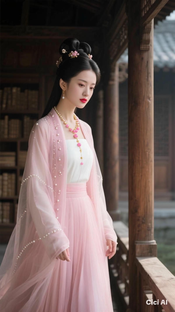 Mỹ nhân cổ trang cute tạo nét ngọt ngào.