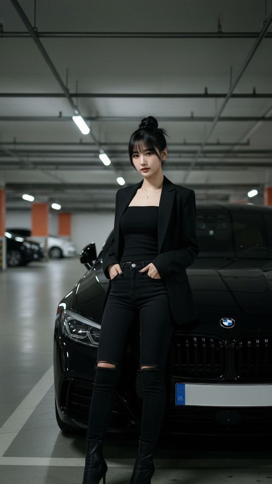 Nét đẹp sang trọng bên xe.