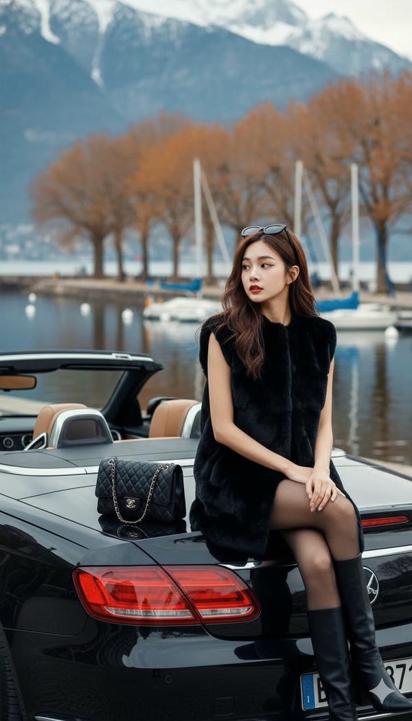Người mẫu xe xinh đẹp nổi bật. ✨