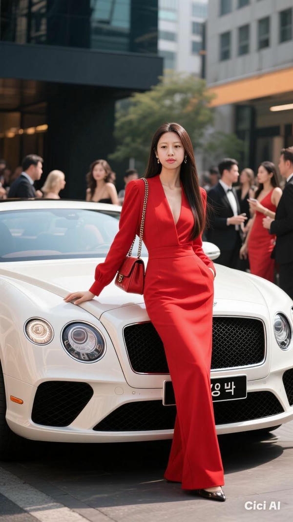 Vẻ đẹp quyến rũ cùng siêu xe.